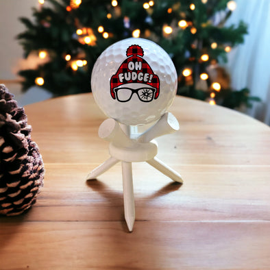 "Oh Fudge" Golf Balls | Hilarious Christmas Story Inspired Golfing Gift