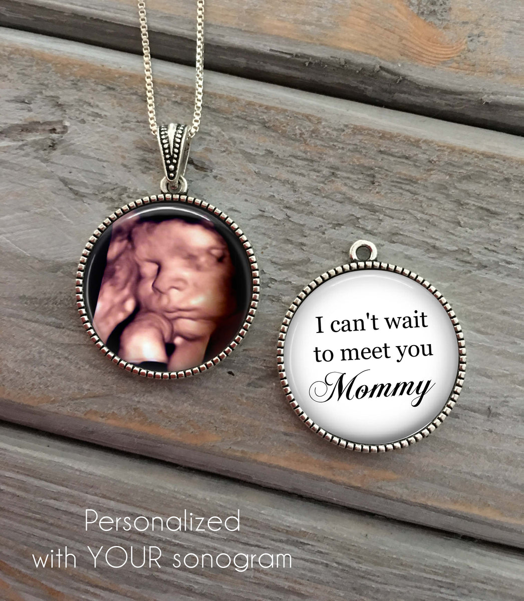 Sonogram necklace deals