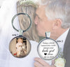 FATHER of the BRIDE GIFT - double sided keychain
