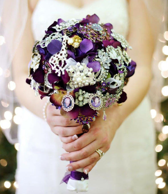 Bridal bouquet charm - photo wedding bouquet charm, memorial charm - Jill Campa Designs - Now That's Personal!  - 2