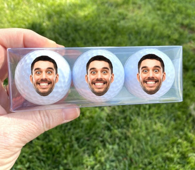 Face golf balls 