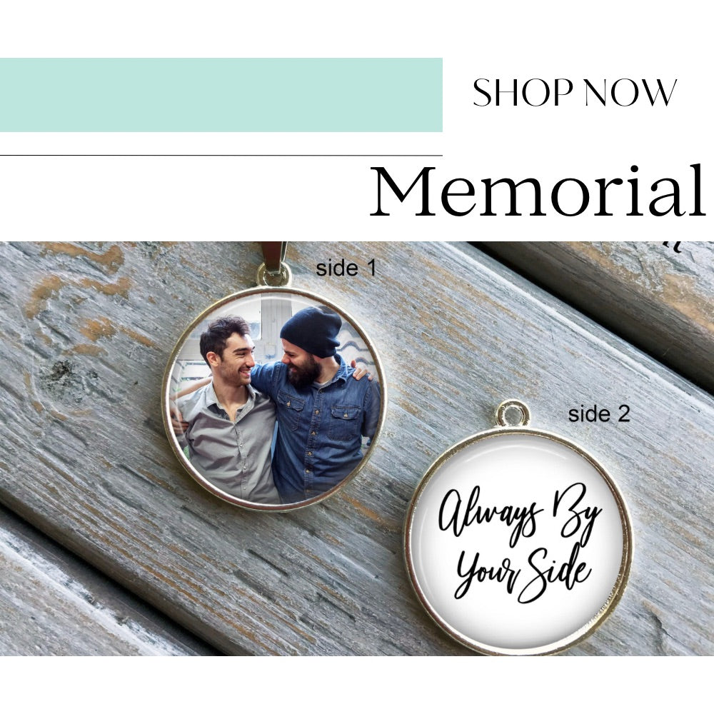 memorial jewelry and gifts using your photos 