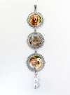 pet photo charms to honor your pets on your wedding day