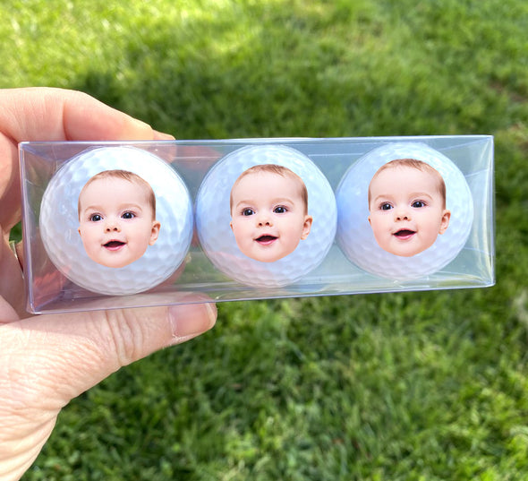 your kid's face on golf balls