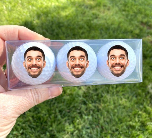 faceballs, your face on a golf ball