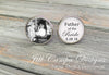 Father of the Bride Cuff links - Custom Photo Cuff Links - Silver Wedding Cufflinks - Picture Cuff Links - Father of the bride cuff links - Jill Campa Designs - Now That's Personal! 