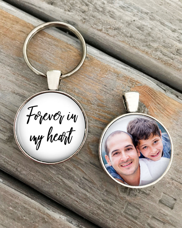 MEMORIAL KEYCHAIN - Forever in my heart