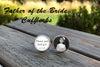 Father of the Bride Photo Cuff links - always your little girl