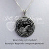 SONOGRAM Necklace, scroll design - Ultrasound Necklace - Jill Campa Designs - Now That's Personal!  - 2