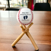 Pregnancy announcement GIFT SET - baseball with Bat Stand, Baby joining the line up