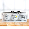 Happy Birthday Golf Ball set of 3 golf balls in a clear sleeve with bow