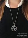 Sonogram Necklace, Ultrasound Pendant - Pregnancy Gift , New Baby - Jill Campa Designs - Now That's Personal!  - 1