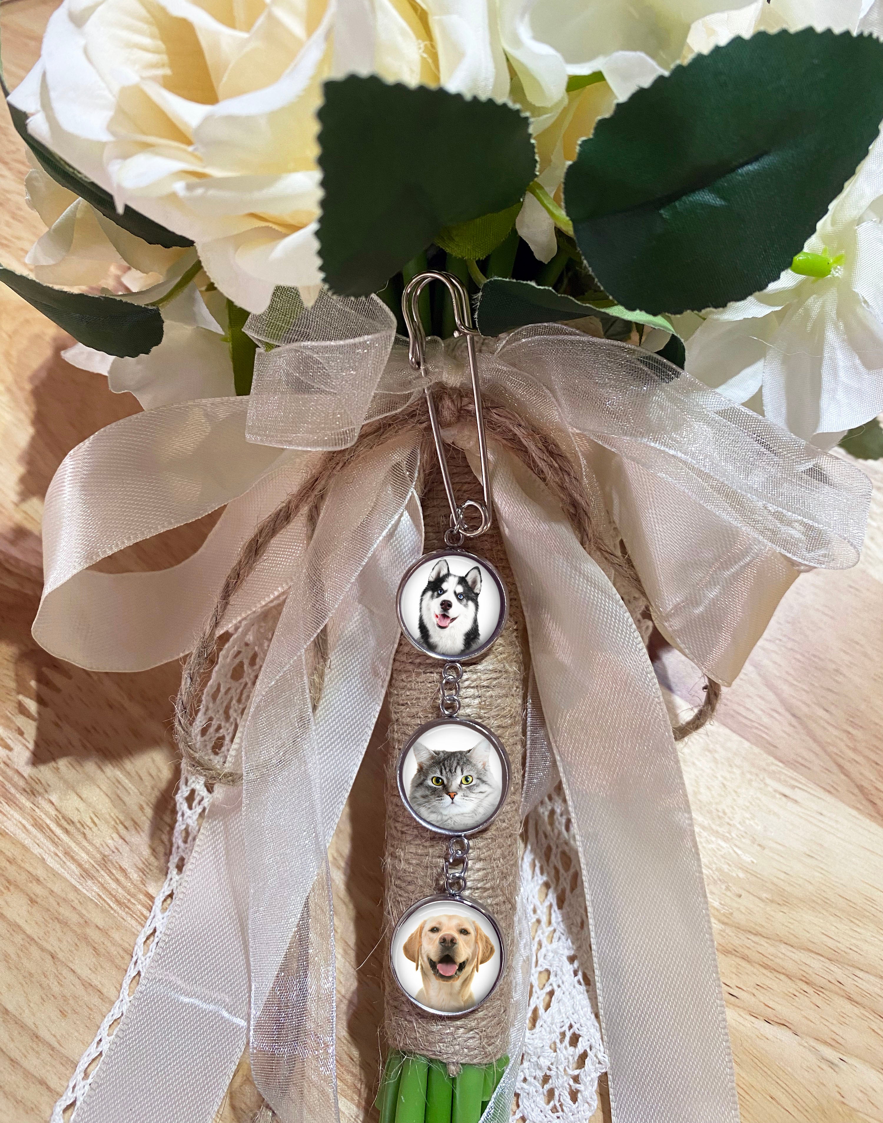 Charms for Bouquets, Photo Bouquet charm, Personalized Bouquet Charm,  Wedding Memory Charm, Gift for Best Friend, Flower Bouquet Charm