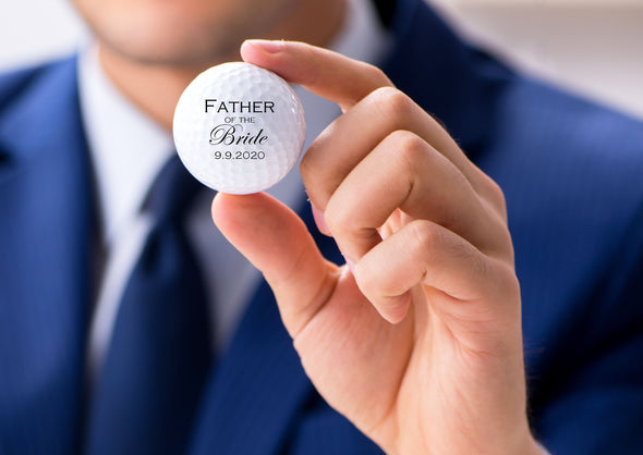Golf Ball Gift - Father of the Bride Golf balls