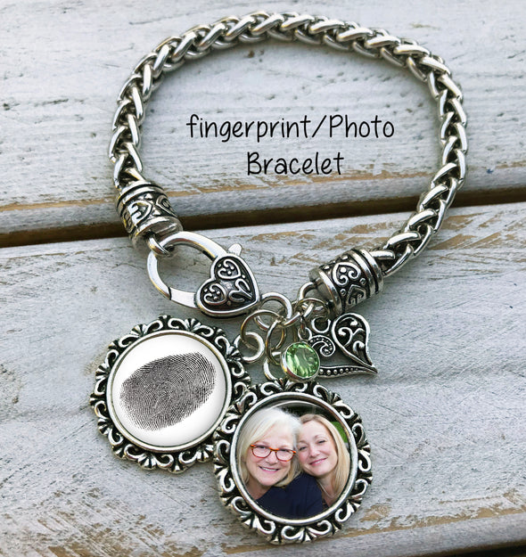 Fingerprint and Photo Bracelet
