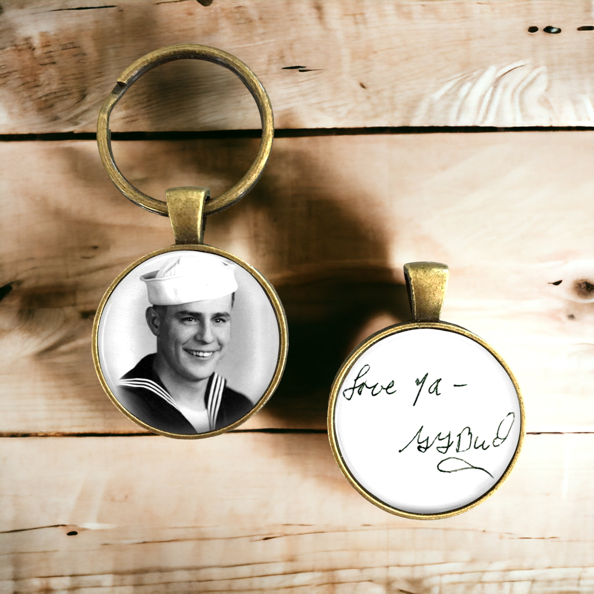 Personalized 2025 signature keychain