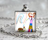 Your Child's Artwork Necklace - Children's Artwork Pendant Necklace  - Your Child's Art - Children's art - Father's Day gift - key chain - Jill Campa Designs - Now That's Personal!  - 3