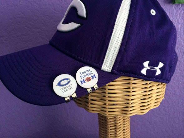 YOUR LOGO on a Magnetic Golf Ball Marker & hat clip set - golf ball marker - Company Logo - Ball Marker - Corporate gift - Golf Tournament - Jill Campa Designs - Now That's Personal!  - 2