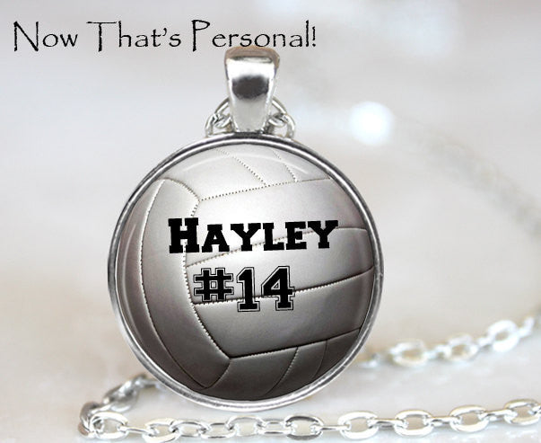 Personalized 2025 volleyball necklace