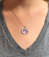 Sterling Silver Photo Pendant with Chain