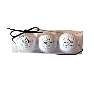 Wedding Party golf balls, Wedding Par-Tee thank you gifts