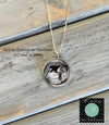 Petite Sonogram Necklace, Ultrasound Photo - Pregnancy Gift - Baby Shower Gift - Jill Campa Designs - Now That's Personal!  - 1