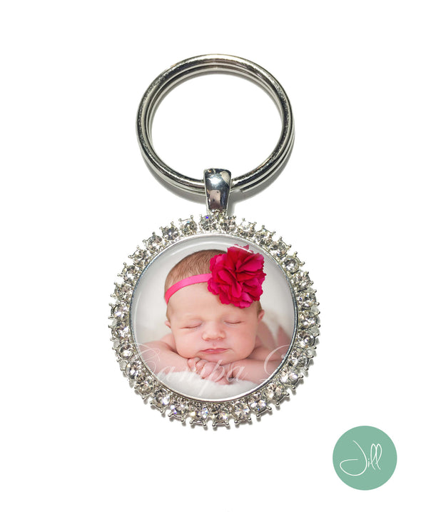 Baby SONOGRAM Key chain, Ultrasound keychain - Pregnancy Gift , New Baby - Baby Shower Gift - Jill Campa Designs - Now That's Personal!  - 2