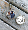 memorial photo necklace always by your side