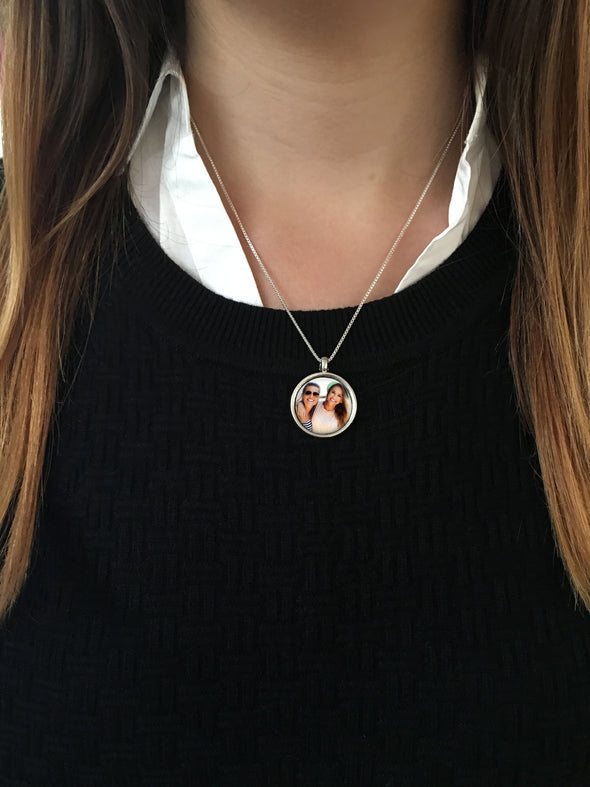 BEST FRIENDS GIFT - double sided necklace - Side by Side or Miles Apart