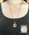 BEST FRIENDS GIFT - double sided necklace - Side by Side or Miles Apart