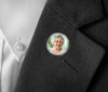 custom photo lapel pin for memorial celebration of life
