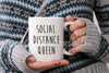 Coffee Mug - SOCIAL DISTANCE QUEEN
