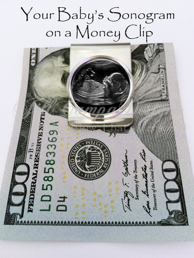 Baby Sonogram Money Clip - Jill Campa Designs - Now That's Personal! 