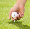 Custom Text Golf Balls - set of 3